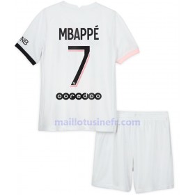 Maillot de Foot Paris Saint-Germain Kylian Mbappé 7 Extérieur 2021-22 - Enfant